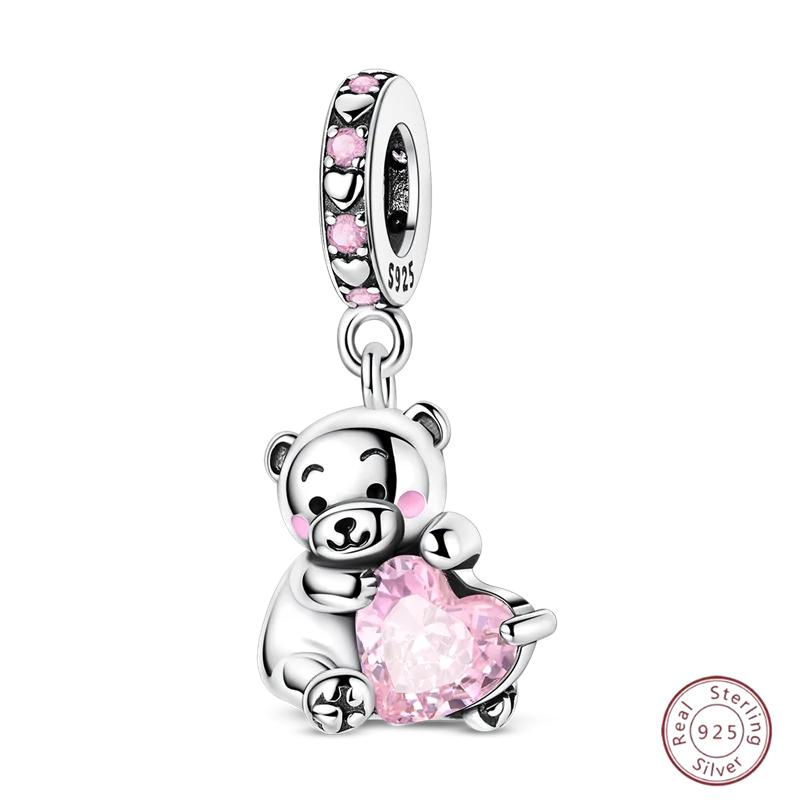 Firefly Cute Cats And Dogs Beaded Copper Pendant Suitable For Original Charms Bracelet Diy Exquisite Women Jewelry