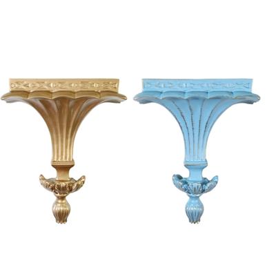 Artistic Resin Wall Mounted Shelf Featuring Easy To Clean Coating Multiple Color Dyes and Flexible for Various Rooms Configuration