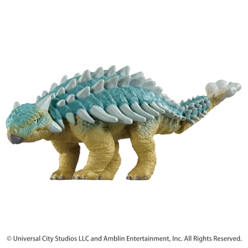 Takara Tomy Ania Jurassic World Ankylosaurus (with Ania Battle Card) Animal Dinosaur Toy Ages 3+