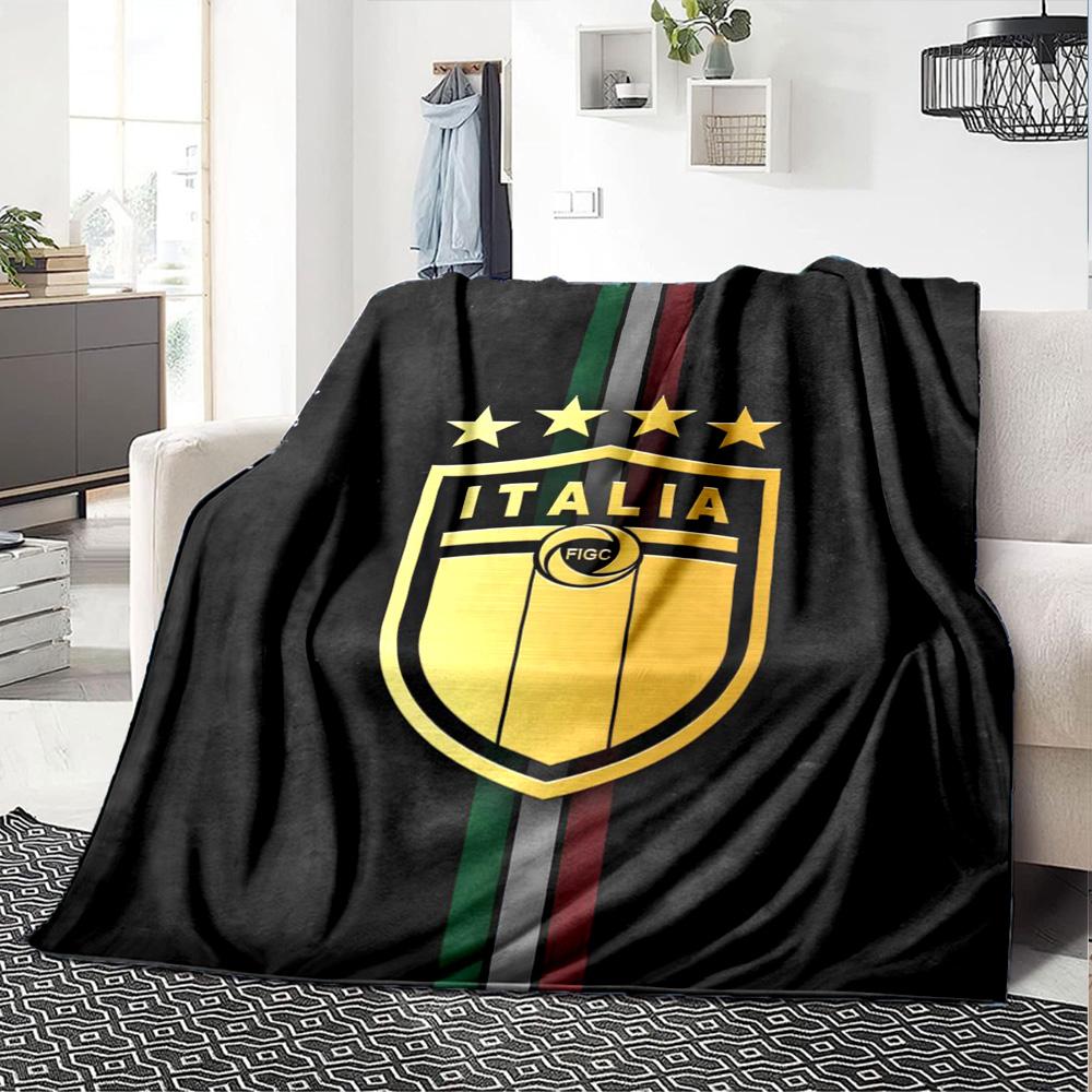 Italia Print Flannel Blanket High Quality Warm Comfortable Cover for All Seasons Perfect for Gifts Home Decor