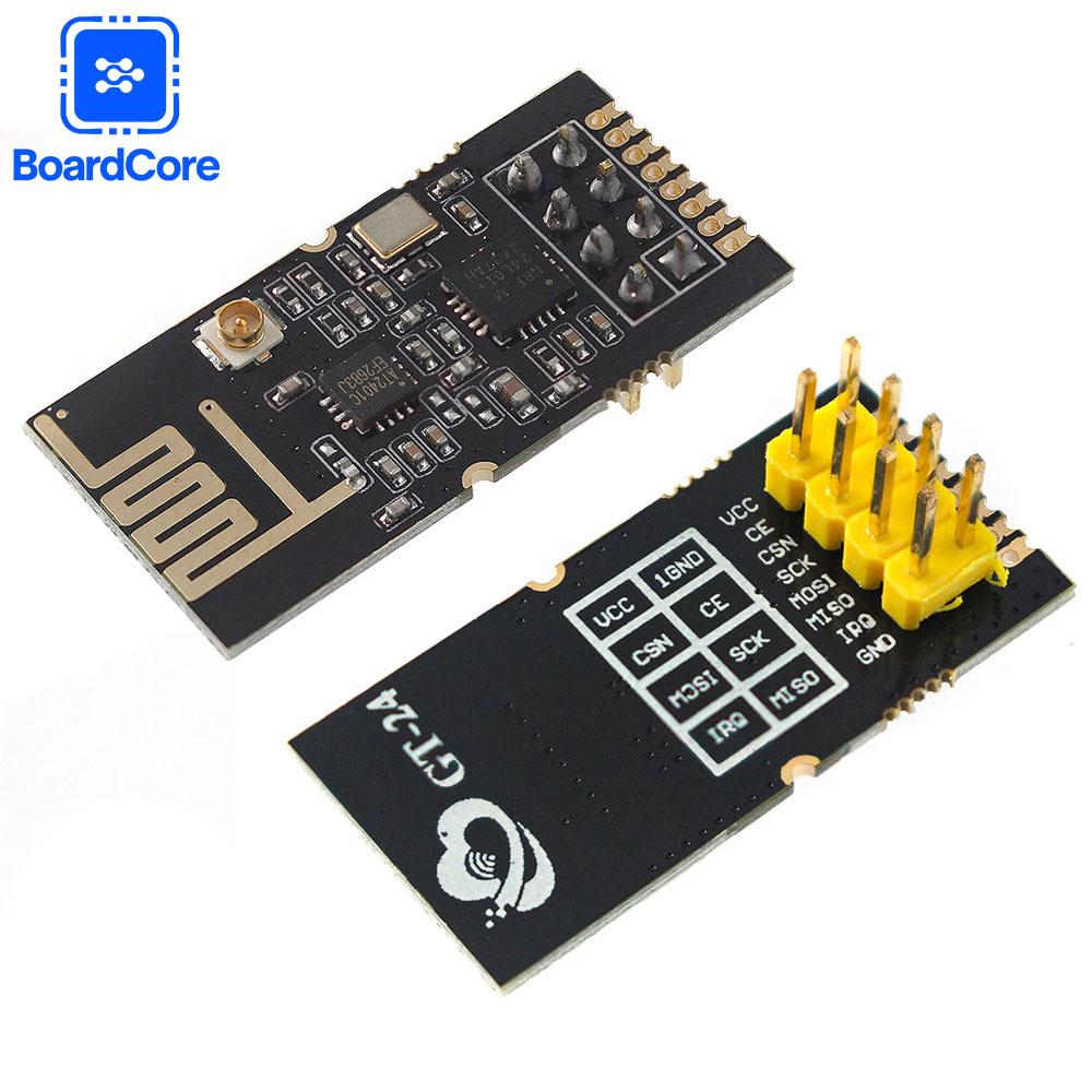 GT-24 NRF24L01+PA+LNA Wireless Module Data Transmission Wireless Receiving + Transmitting Module 2.4G 1100 Meters Long Distance