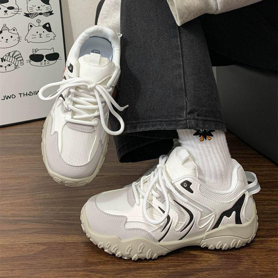 Popular mountaineering dad shoes children 2025 autumn new mesh breathable women's shoes versatile soft-soled casual sports shoes