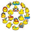 Little Yellow Duck Soft PVC Pen Holder - Detachable Student Accessory