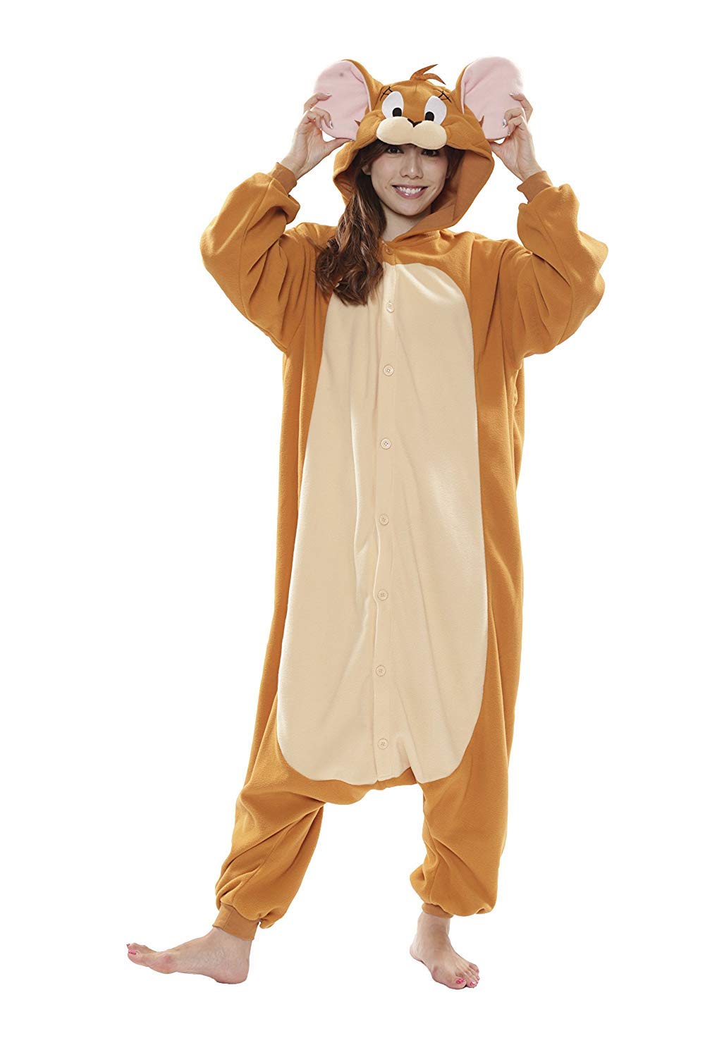 

SAZAC Fleece Kigurumi Jerry One Size Fits All RBJ-162