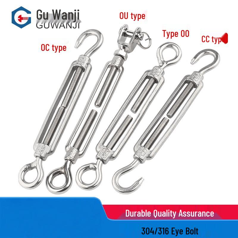 OEING 304 Stainless Steel Double Eye Turnbuckle M10