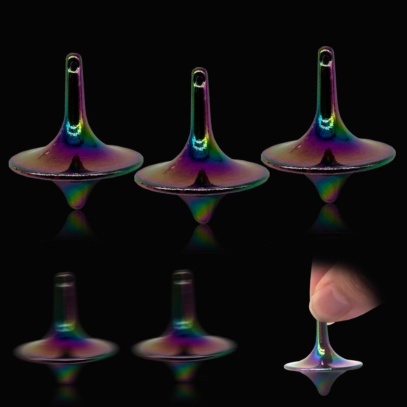 Creative Metal Fidget Spinner With Colorful Design Reduce Stress And Spin Freely!