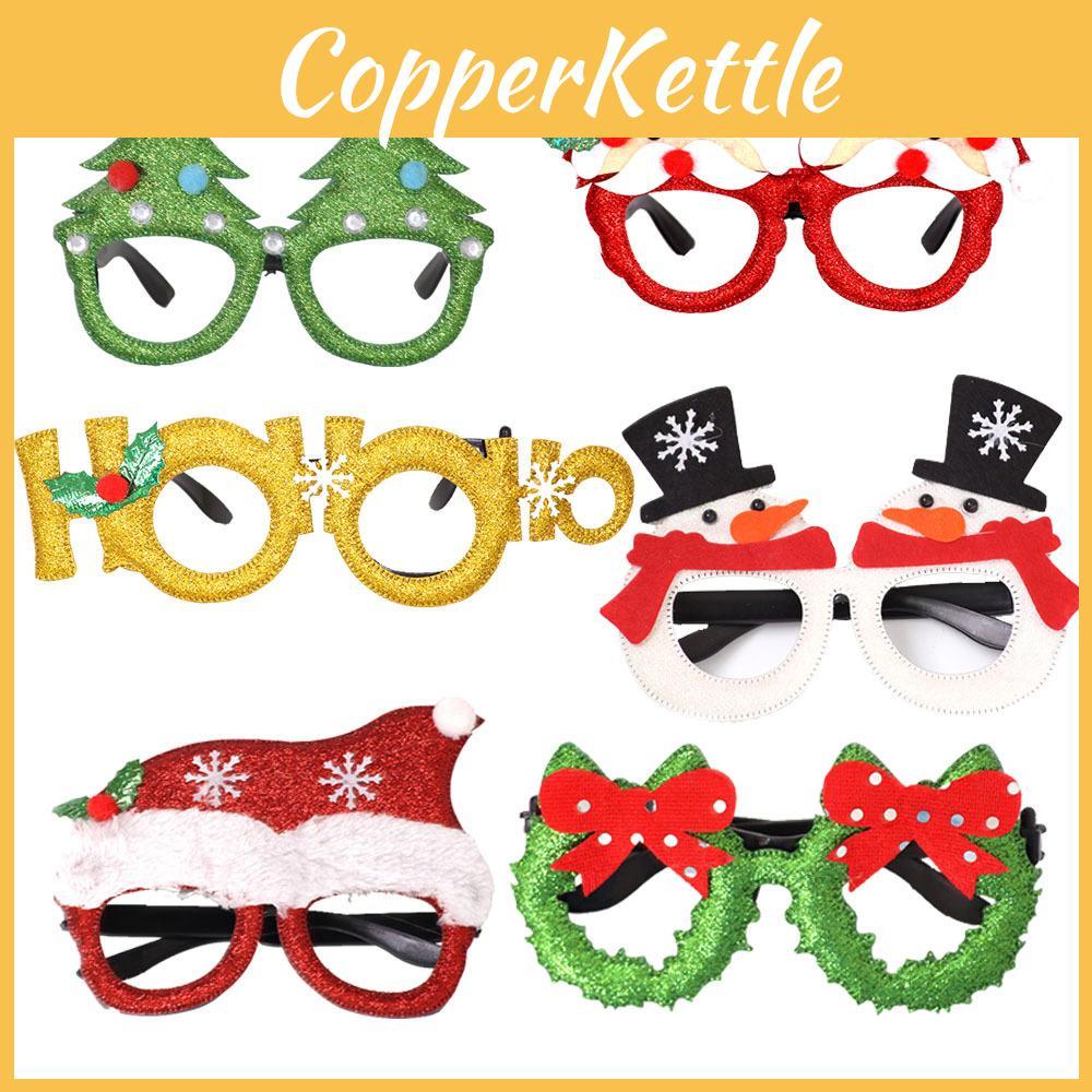 Christmas Eyewear With Festive Designs Snowman Christmas Tree Santa Claus And More! Ideal For Adults And Children Characters)