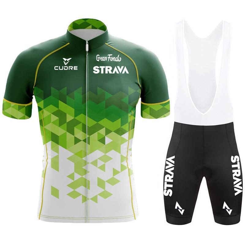 2022 event cycling suit Strava Tour de France short-sleeved overalls cycling suit