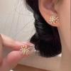 Celebrity Small Delicate Popcorn Pearl Stud Earrings Versatile Internet celebrity commuter earrings
