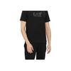 Emporio Armani Logo Letter Print Round Neck Short Sleeve T-Shirt Men Tops Black 3DPT36-PJULZ-1200