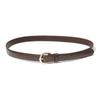 Halden (W) Crocodile Pattern Cowhide Leather Belt (T014_brown)