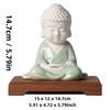 Zen Ceramic Tathagata Buddha Small Decoration Creative Lovely Tea Buddha Teahouse Ornament Car Home Office FENG SHUI Decoration