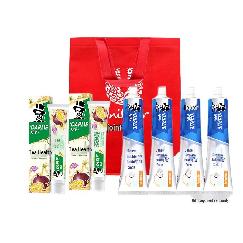 Darlie Chucui Tea & Passion Fruit Baking Soda Whitening Toothpaste Set