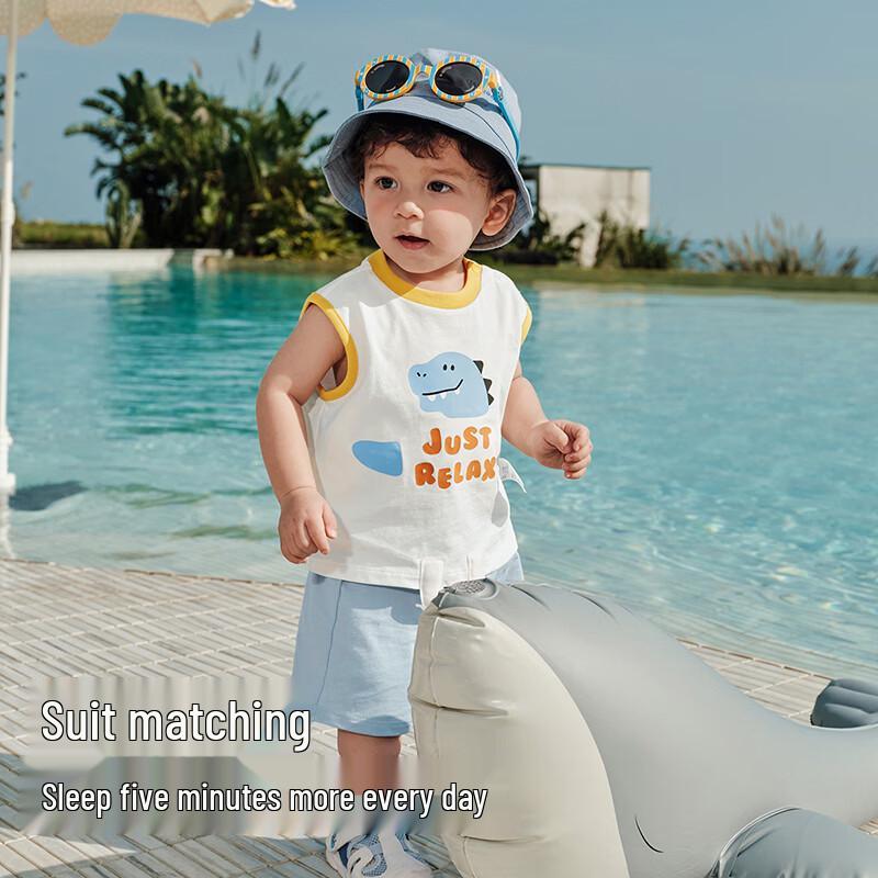 Balabala Baby Sleeveless Top & Shorts Set