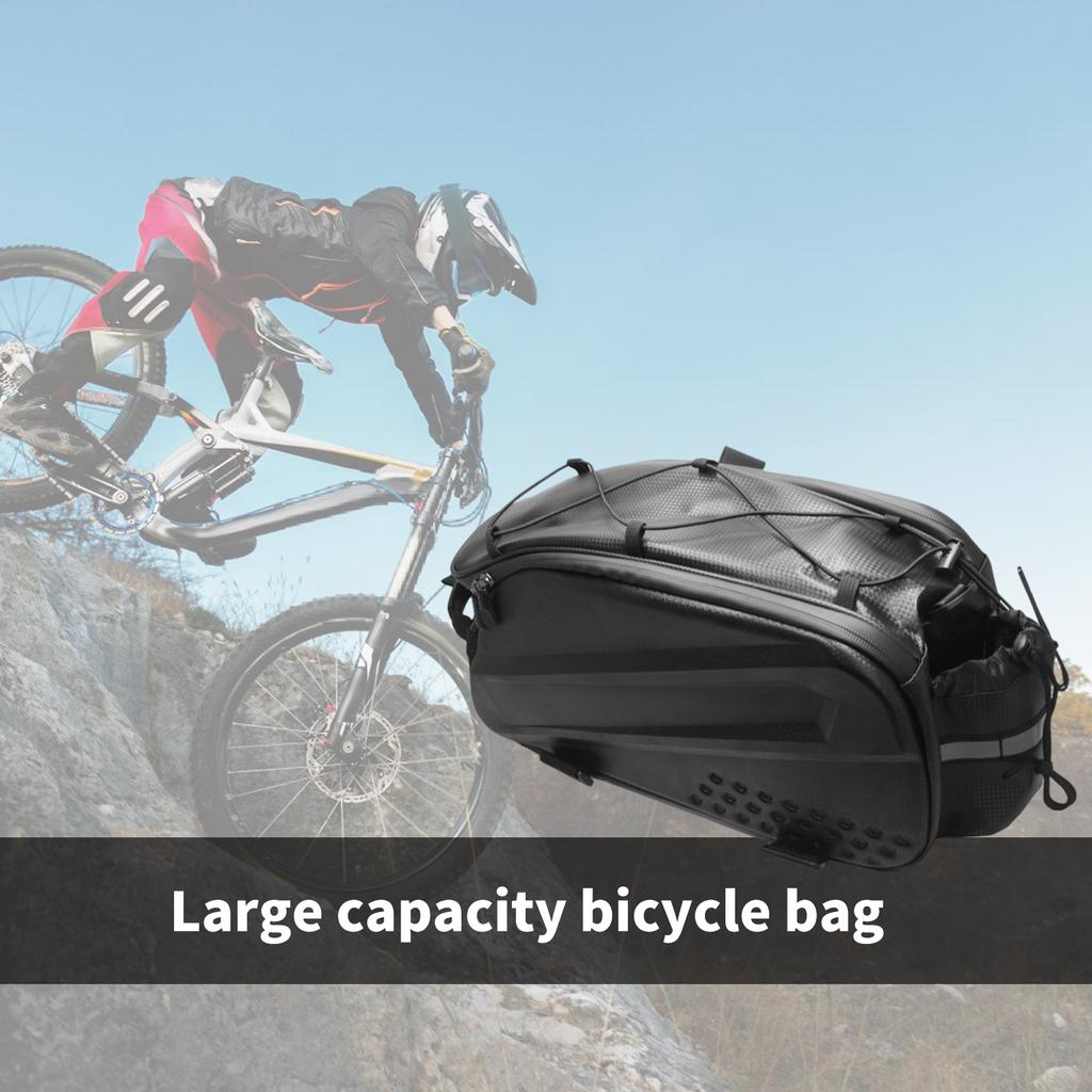 Vattentäta Cykelväskor Pakethållarväska Cykling Baksätesväska Bakre Förvaringsväska Stor Kapacitet Cyklar Bagageväskor
