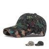 Unisex Butterfly Print Baseball Cap Adjustable Cotton Sun Hat for Men Women Outdoor Sports