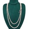 Exquisite Long Freshwater Pearl Necklace: Women's Versatile Fashion Jewelry Chain
