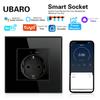 European Standard Smart WiFi Socket with App Remote, Voice Control, Timer, and Power Monitoring
