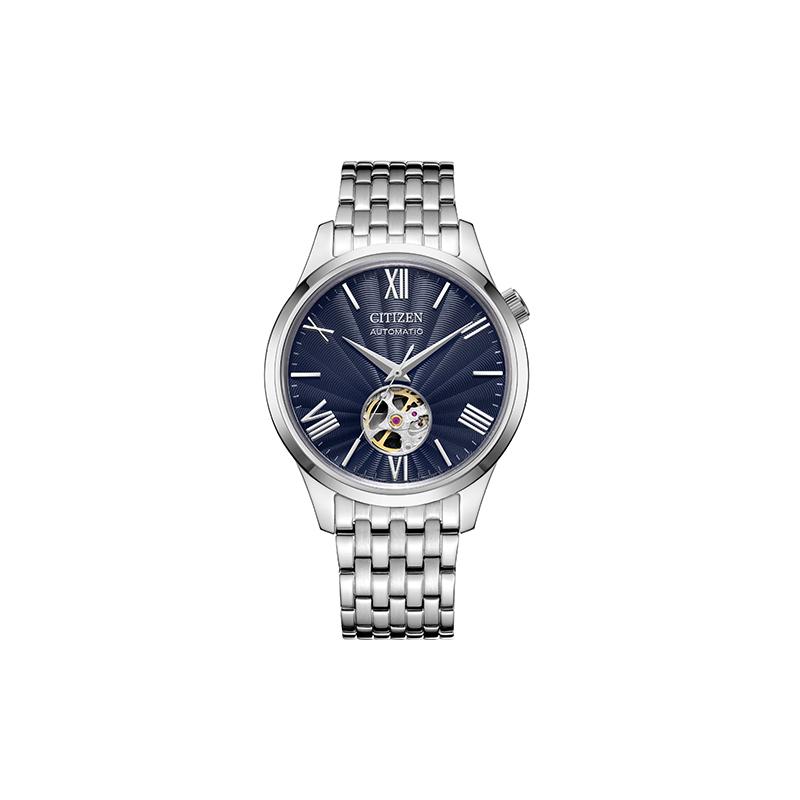 

CITIZEN Fashionable Business Casual Waterproof Watch Automatic Steel Strap Uniform for Men and Women Blue Dial NH9130-84L синій