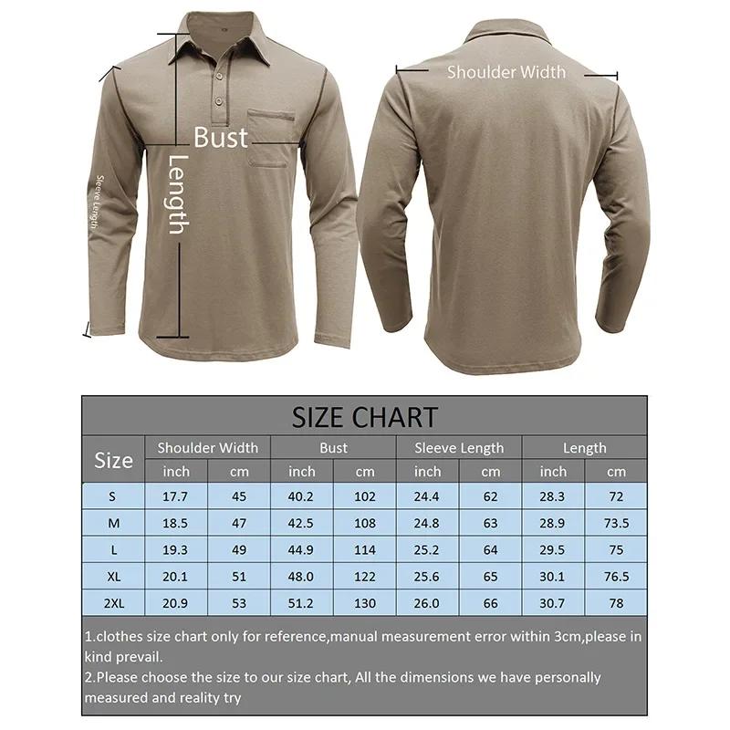 Autumn Men'S Casual T Shirts Breathable Long Sleeve Polo Shirt Mens Lapel T-Shirt American Color-Blocking Tops Tee