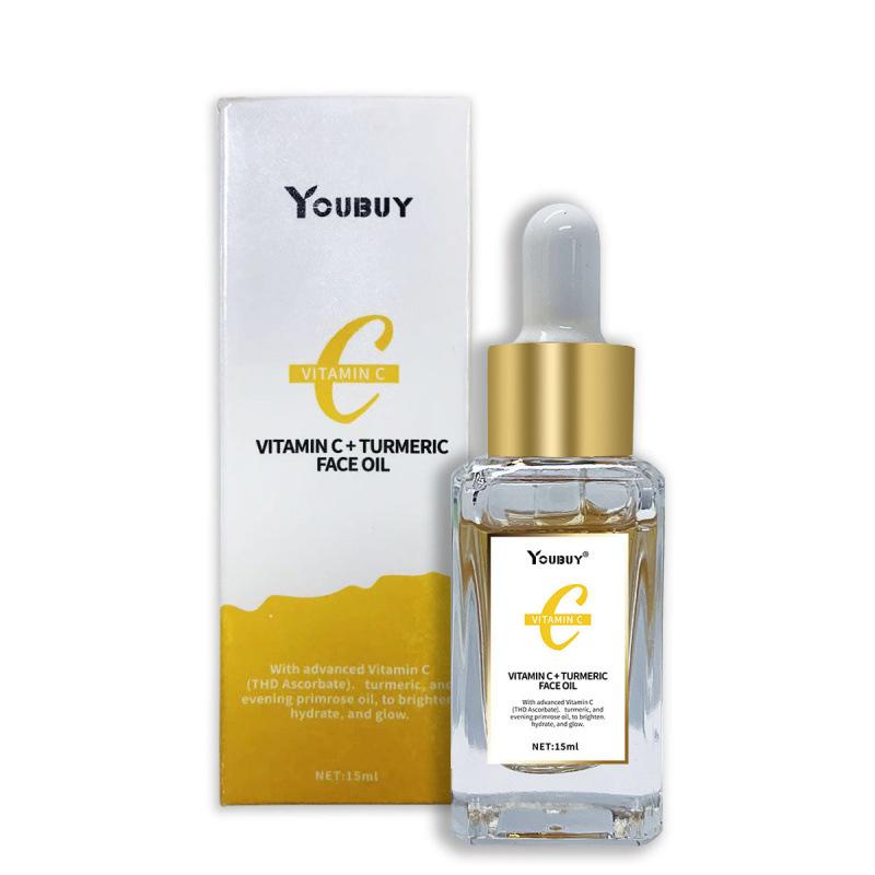 VC Turmeric Essence Brightens Facial Complexion, Vitamin C Essence Oil moisturizes and Reduces Fine lines