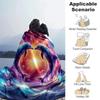1pc Dolphin Printing Lightweight Flannel Blanket, Comfortable and Warm Blanket, for Camping Sofa Bed and Couch Office, in All Seasons