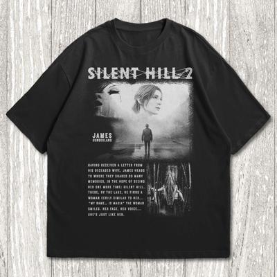 Maglietta Vintage Silent Hill 2, Stile Bootleg James Sunderland