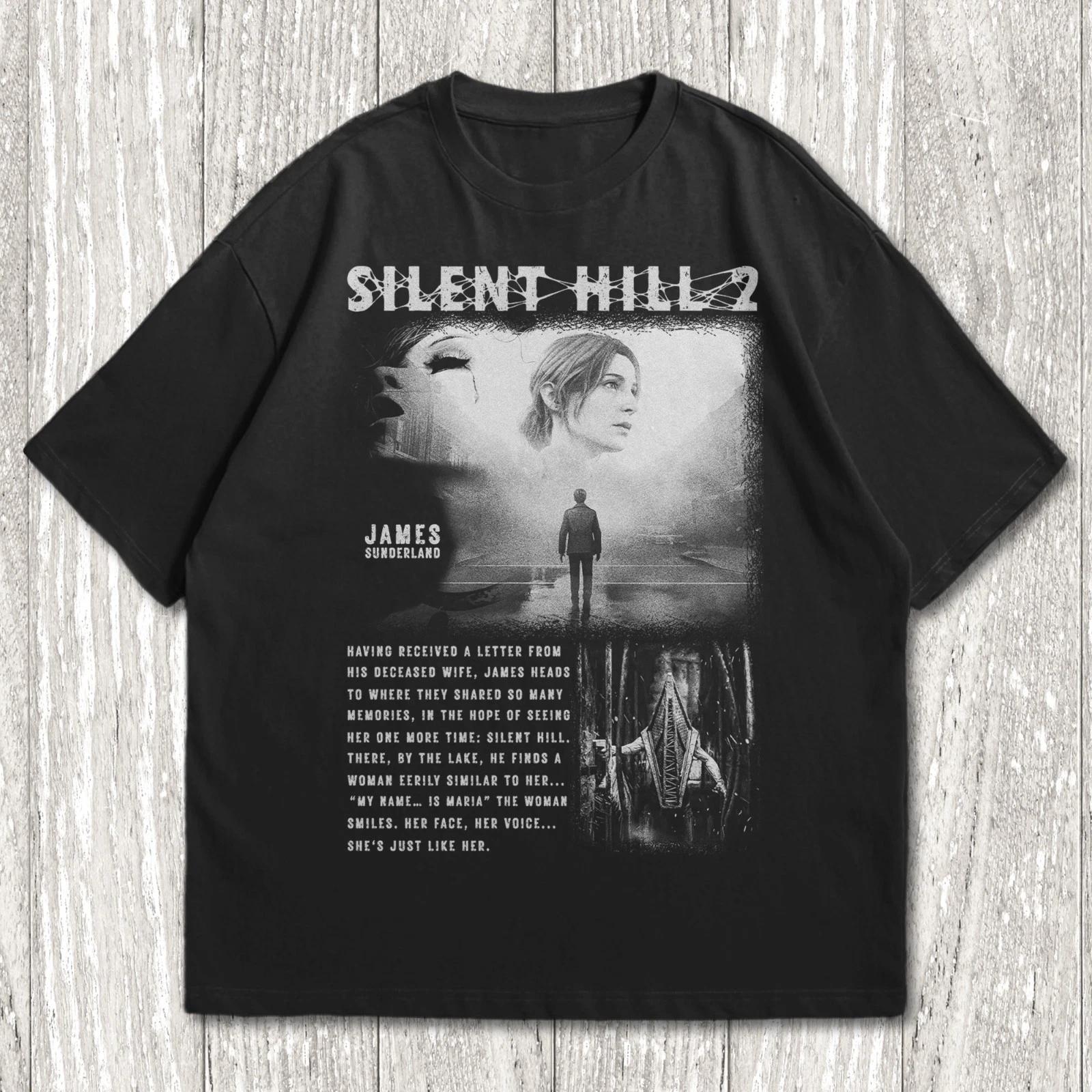 Винтажная футболка Silent Hill 2, стиль бутлег Джеймса Сандерленда XL