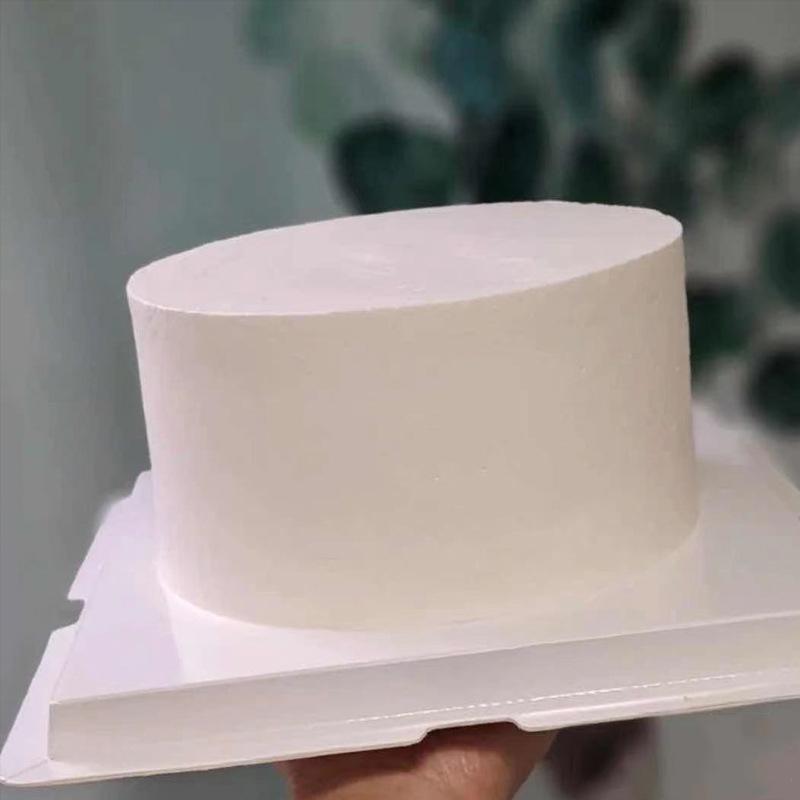 Ensemble de 5 grattoirs à gâteau en plastique transparent: Comprend des grattoirs demi-cercles, des spatules, des lisseurs de crème et de pâte pour la pâtisserie.