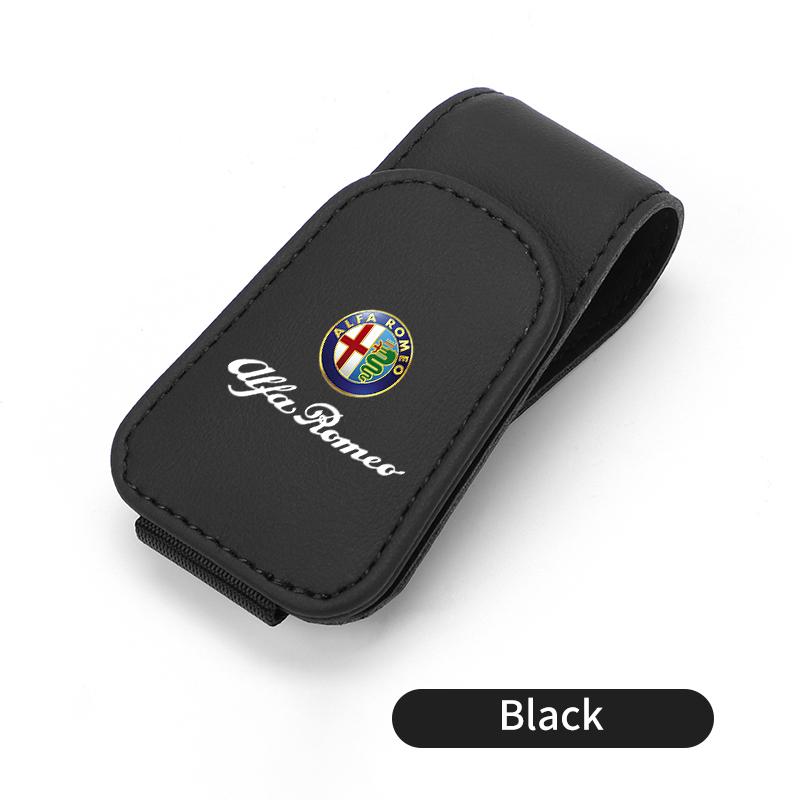 Dla Samochodu Alfa Romeo Uchwyt na Okulary Przeciwsłoneczne Magnetyczny Przenośny Klips do Kart z Biletami Akcesoria Samochodowe 159 Giulietta Giulia 147 Mito 156 159