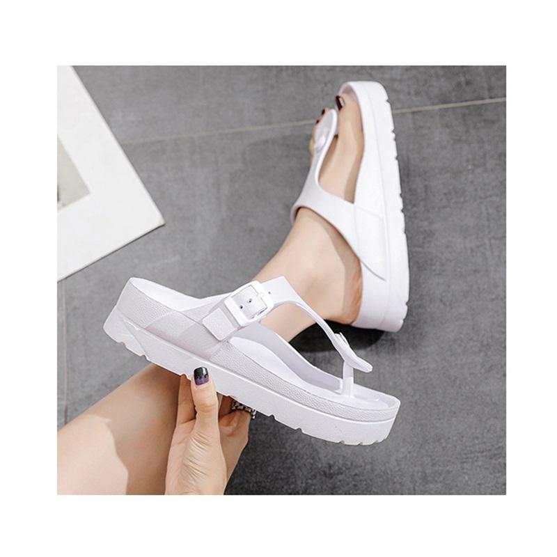 2026 New Summer Slippers, Women's Flip-flops, Thick-soled Sandals, Women's Height-increasing Shoes