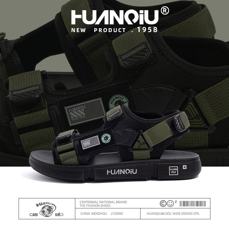 Global ZHQ-JY007 Cool Beach Sandals Men's Summer Versatile Comfortable Platform Slippers Shock-absorbing Fashion Men's Shoes