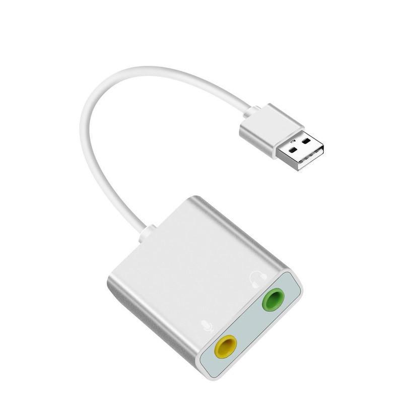Yushuo USB Plug-and-Play Externer Soundkartenadapter