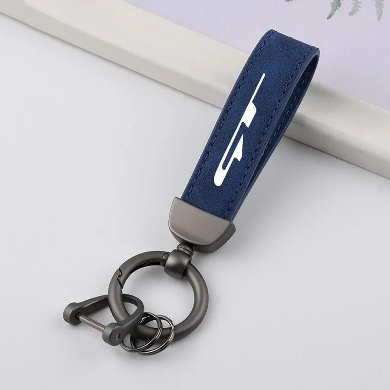 LRVA9 High Quality Suede Leather Car Keychain Key Rings for Kia GT LINE gtline ELANTRA Sportage Stinger KX5 K3 K4 K5 CeedS oul Sorento