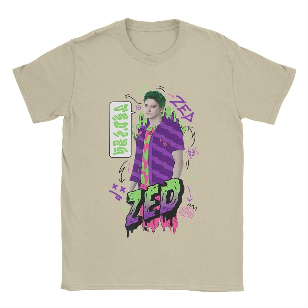 Vintage Zombies 2 Zombie Zed Pánská trička s kulatým výstřihem a krátkým rukávem Bavlněná letní tílkaTílka