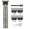 Vintage T9 Barber Clipper Rechargeable Cordless Hair Trimmer Kit For Men Professional Grade With Dragon Engraved Retro Design