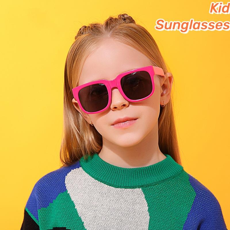 Sun Protection Polarizing Sunglasses Foldable Children's Sunglasses Boys and Girls Personality Outdoor UV Protection Sunglasses