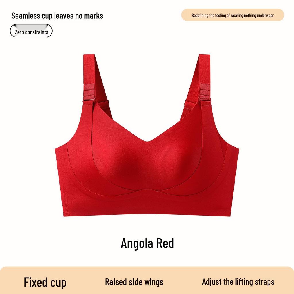 Reggiseno Modellante Senza Cuciture Taglie Forti - Anti-Caduta, Senza Ferretto, Coppe a Orecchie di Coniglio, Supporto Laterale, Minimizza l'Aspetto del Seno Abbondante