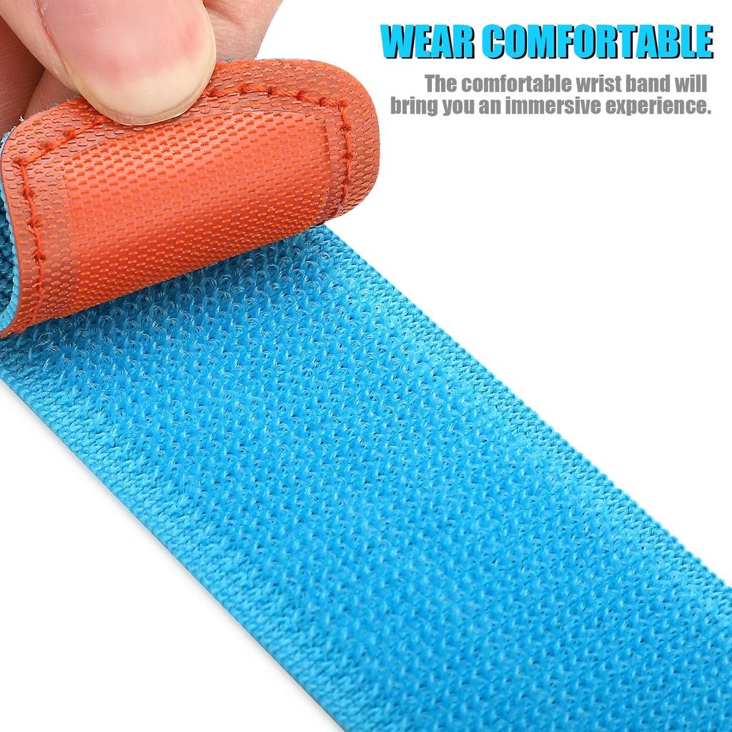 Game Wrist Bands for Nintendo Switch Controller Game Just Dance 2020/2019, Joy-Cons Left and Right  Adjustable Elastic Wrist Bands Cuff Two Size