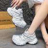 European station mesh thick-soled dad shoes women's 2025 spring new Bajia heightening breathable straps sports and leisure shoes