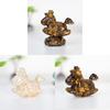 Resin Crystal Horses Desk Decor With Rotatable Animal Figurine For Gift Giving And Home Office