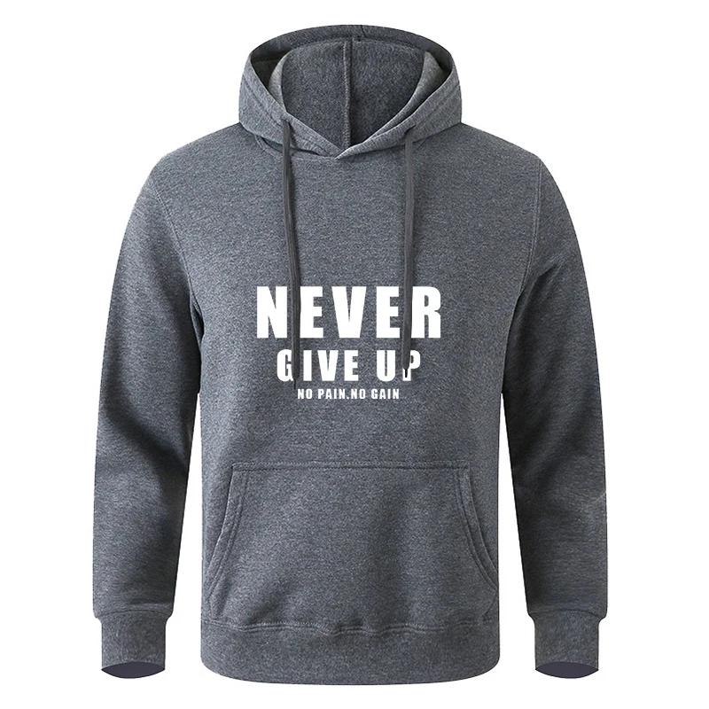 Herren Frühling Herbst Schwarz Lässig Oversize Einfarbig Sweatshirt Hoodie Pullover Für Männer Und Frauen