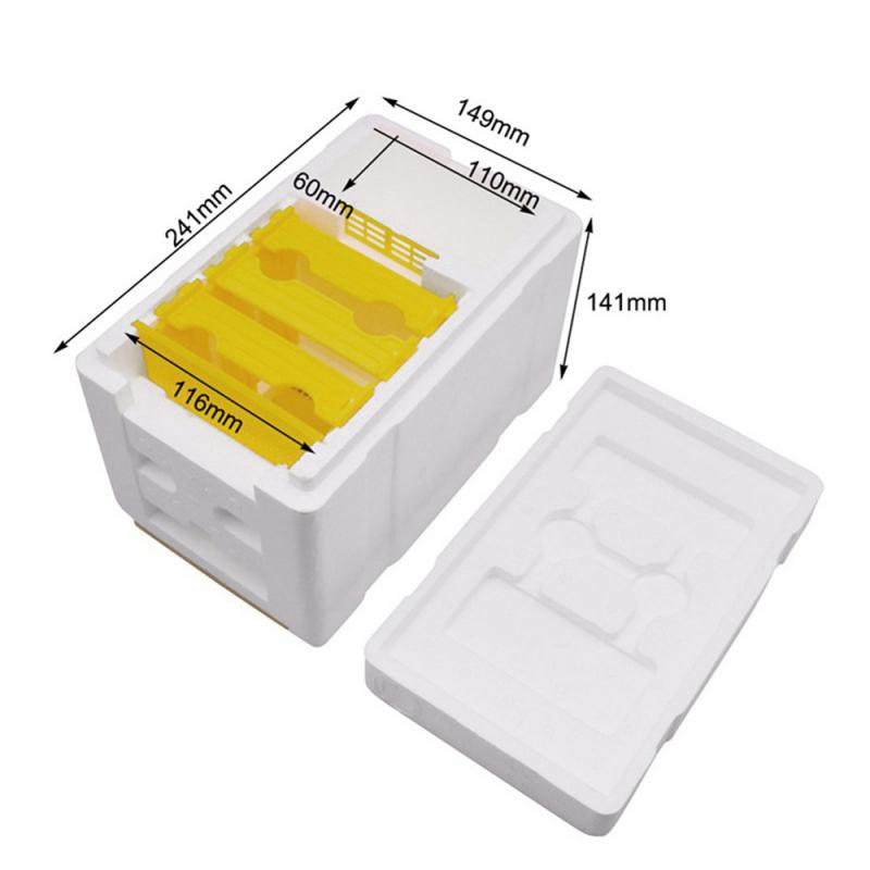 Cutie de reproducere albinelor Regina Cutie de împerechere Cutie de spumă pentru stup de albine Cutie de polenizare de grădină pentru apicultor Cutie de reproducere a albinelor Echipament de apicultura