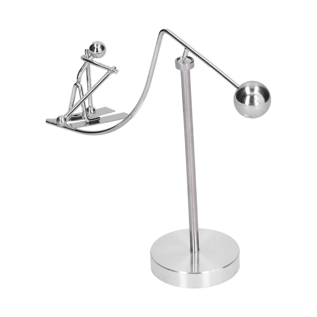 Swing Balance Ball Toy Ornament Physics Balancing Art Desktop Decor for Students Home Office