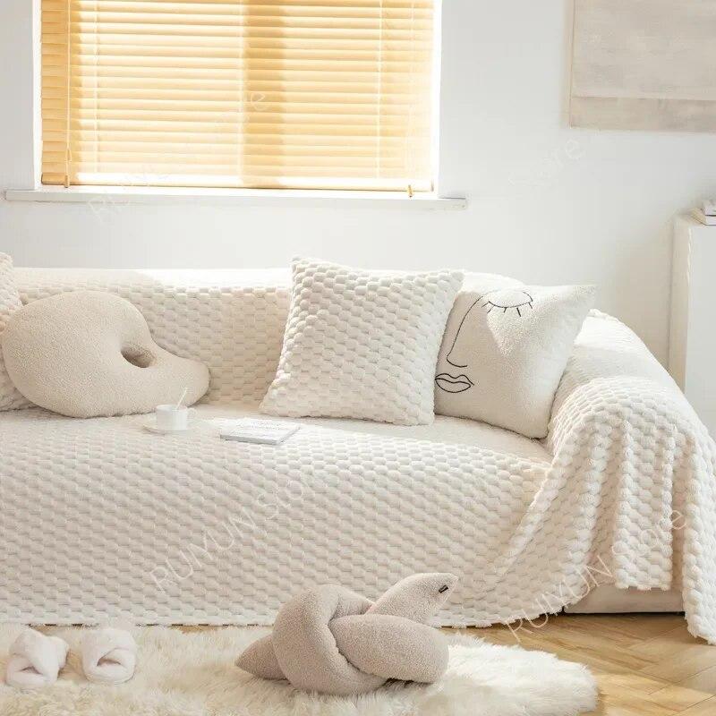 Winter Warme Weiche Sofa Handtuch Decke Plüsch Sofa Abdeckung Anti-schmutzig Couch Abdeckung Schonbezug Hund Haustier Sofa Handtuch Decke Schutz