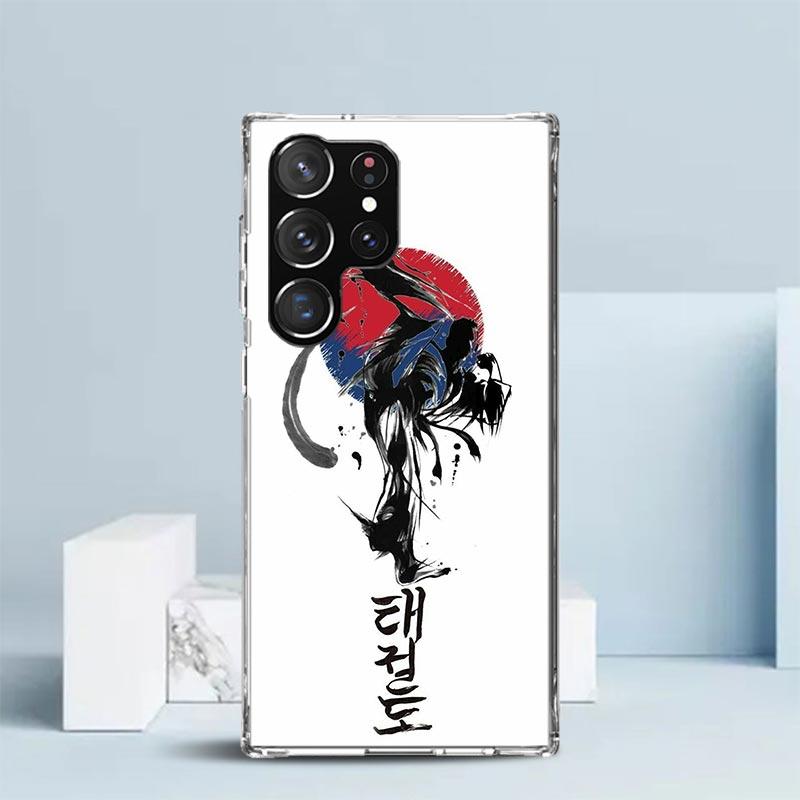 Oyama Kyokushin Karate Phone Case For Samsung Galaxy S24 S25 Edge S26 Ultra S22 S23 Plus S21 + S20 FE Soft TPU Back Cover Galaxy