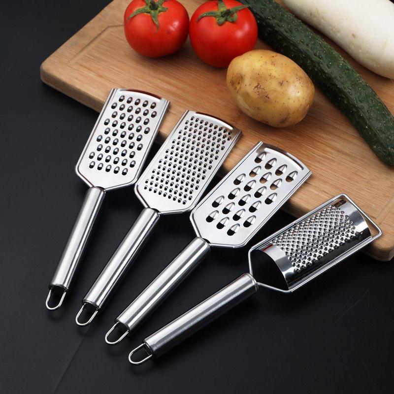 Multi-functional Stainless Steel Grater for Cheese, Vegetables, Fruit, and Ginger