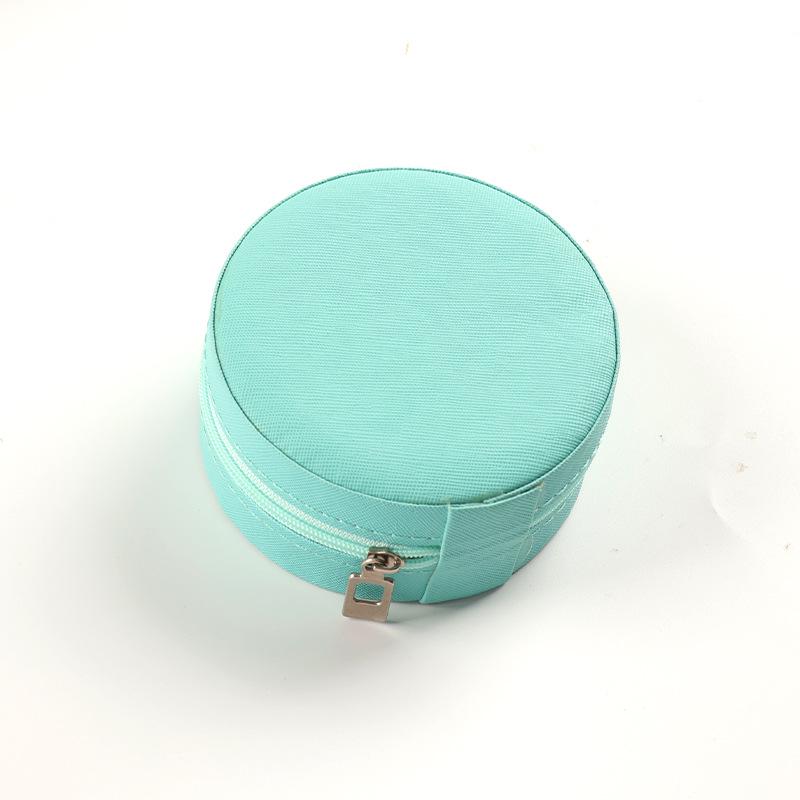 Compact Waterproof PU Leather Jewelry and Cosmetic Organizer Box