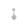 Bobisty 14G Belly Button Rings for Women Surgical Steel Navel Helix Piercing CZ Barbell Belly Button Rings Body Piercing Jewelry