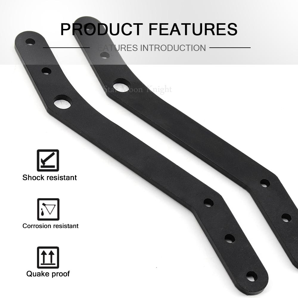 Motorsykkel Vindskjerm justerere Forlengelsesstøtteholder Vindskjerm Brakettsett For Tiger 900 GT Rally